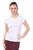 Women's Modest Cap Sleeve Crew Neck Undershirt - Layering Tee