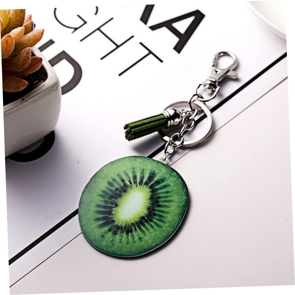40sets Keychain Kit Swivel Snap Hooks Key Jump and Eye for Craft Projects Accessories for Keychain Making
