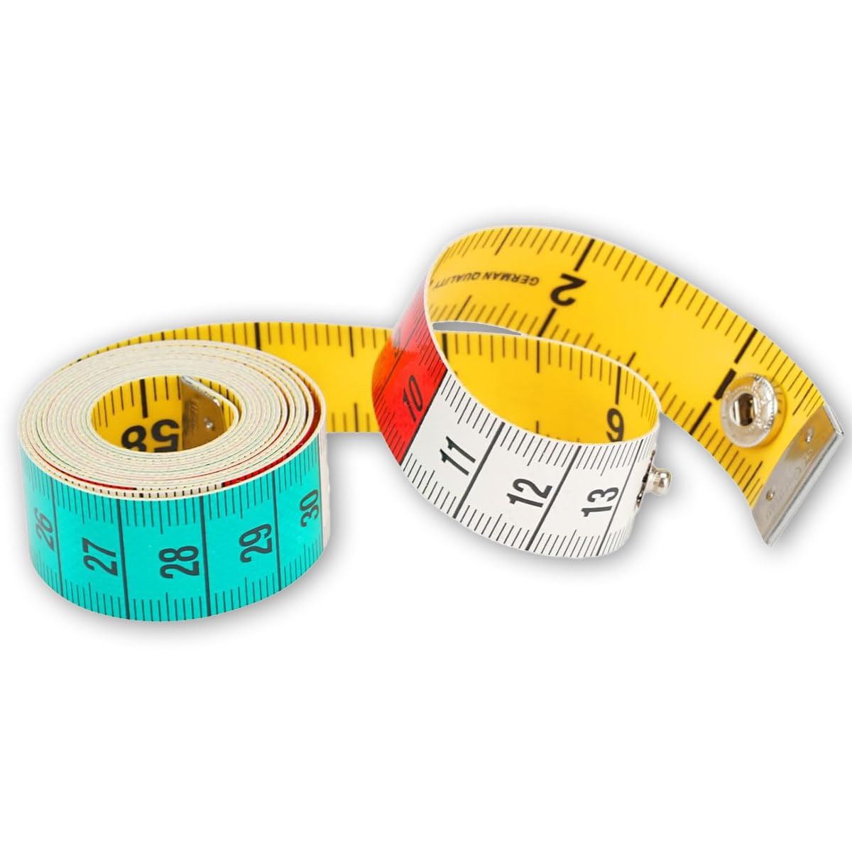 Metro Sastre Costura Cinta Métrica Flexible Centímetros Pulgadas Doble Escala Cuerpo Suave – 150 cm