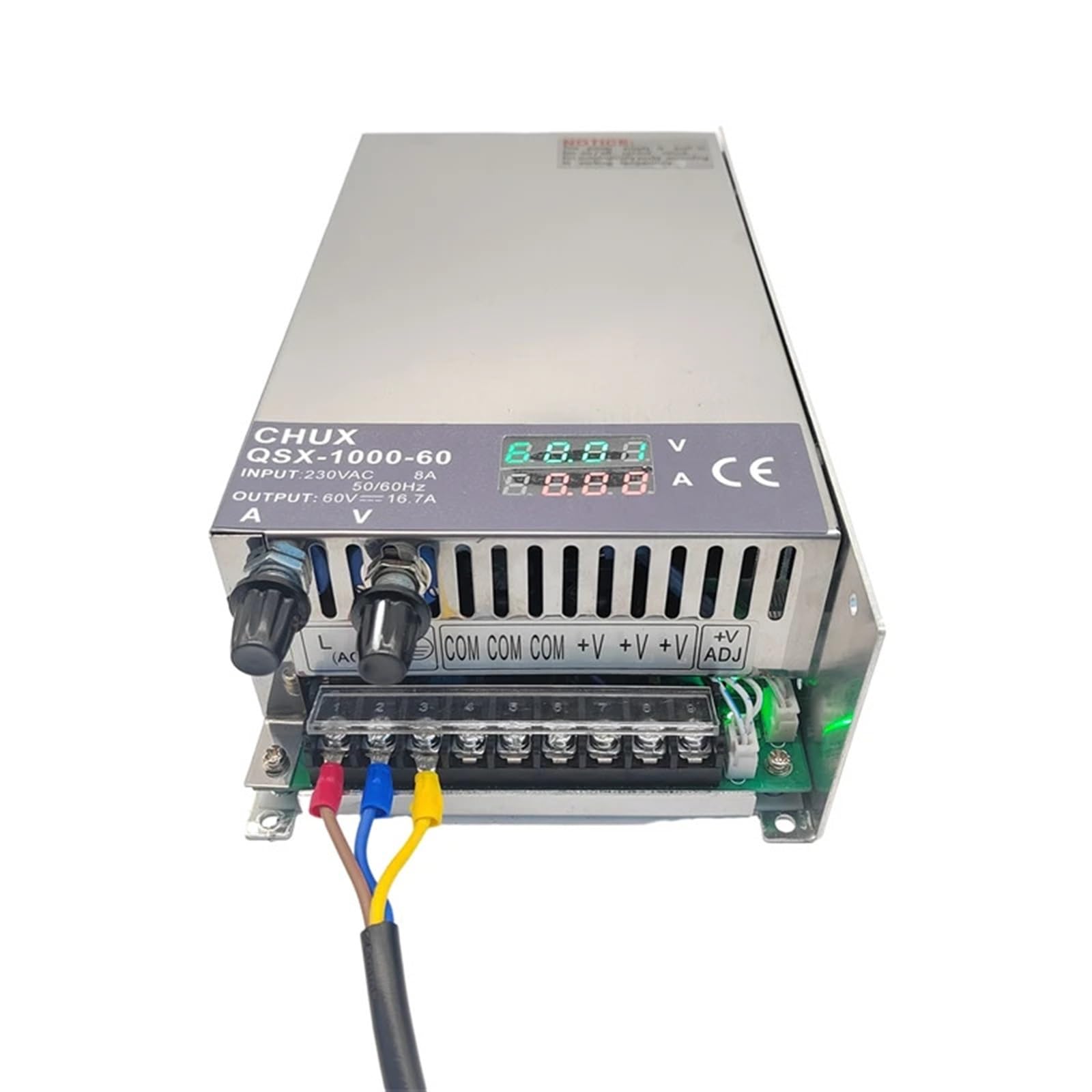 Alimentation à découpage réglable 1000W CC 0-90V 11A avec affichage numérique pour bande LED