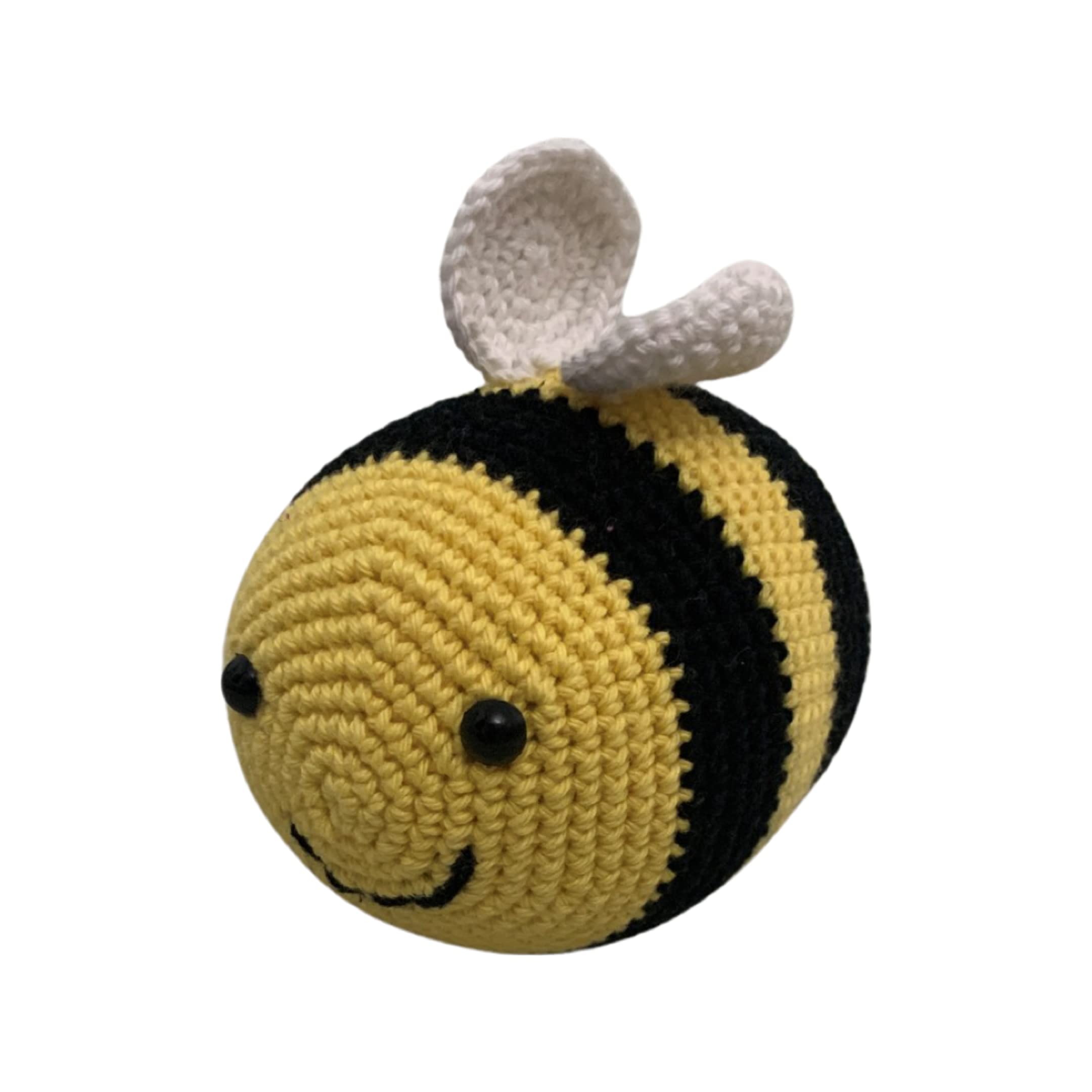 My Yarnery Crochet Yellow and Black Bumblebee Soft Toy for Infants and Kids (B09QBS1BRJ) Amazon Price History, Amazon Price Tracker