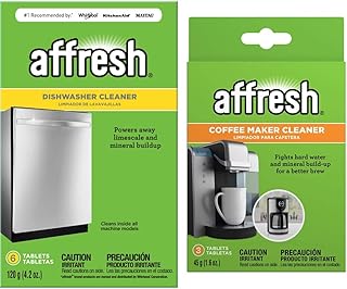 Affresh Dishwasher and Coffee Maker Cleaners | 6 Dishwasher Tablets + 3 Coffee Maker Tablets