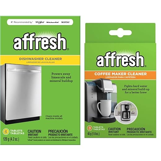Affresh Dishwasher and Coffee Maker Cleaners | 6 Dishwasher Tablets + 3 Coffee Maker Tablets