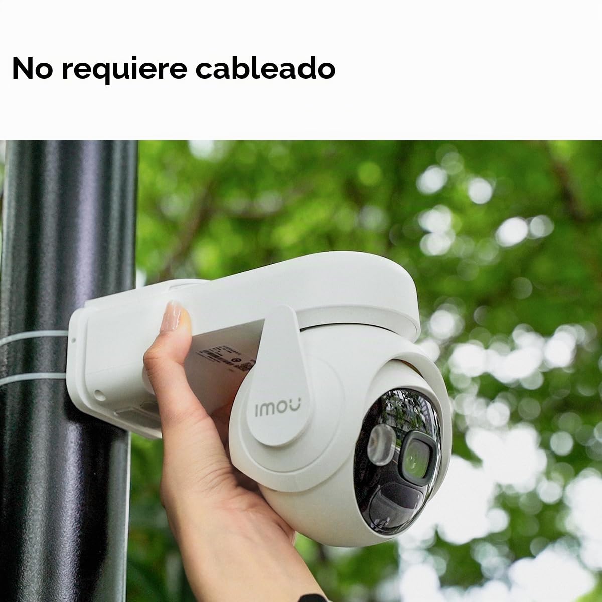 Imou Cell PT Lite Kit Cámara de Vigilancia Exterior Giratoria 2K QHD con Batería y Placa Solar