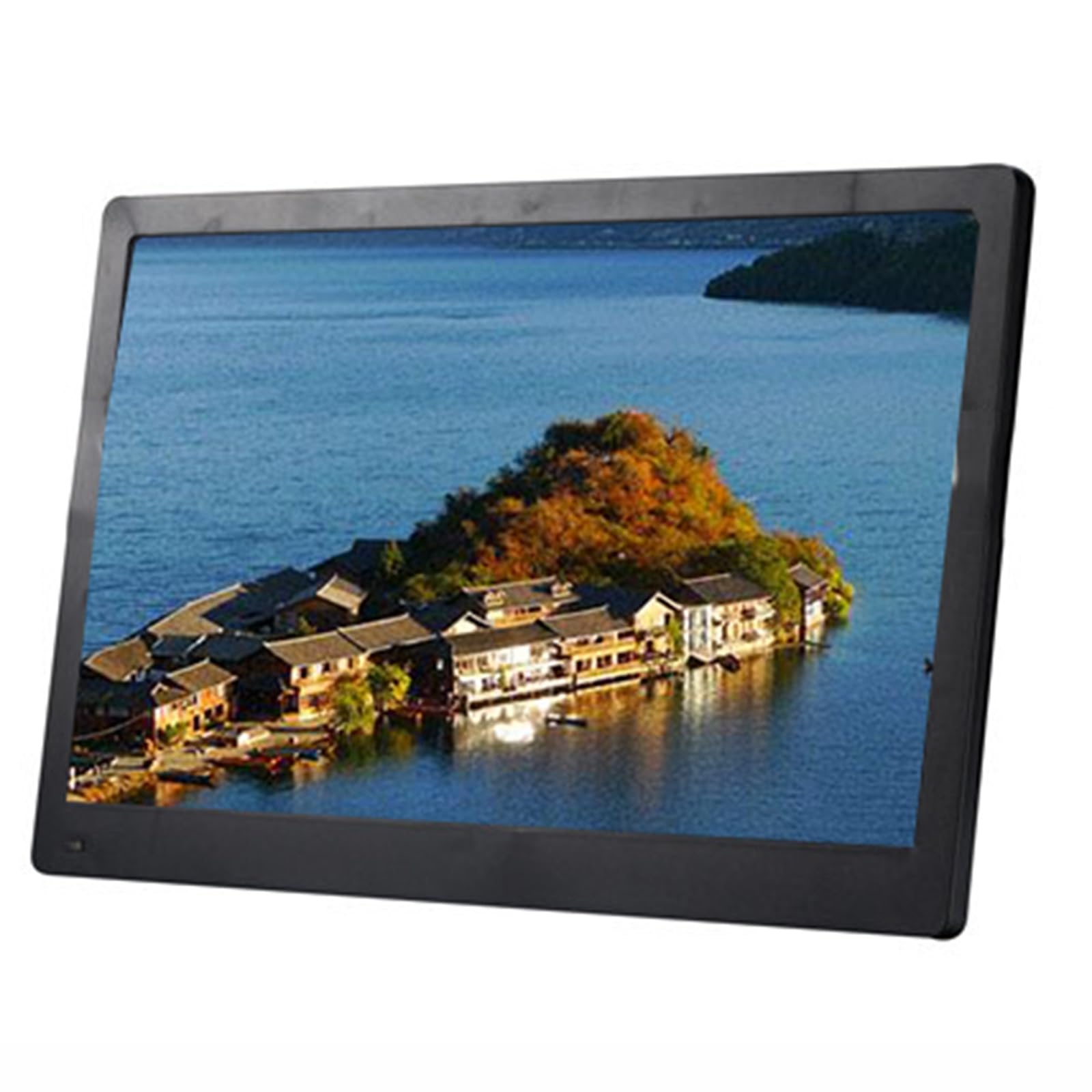 MYUYEE 17.3-Inch Ips Hd Digital Photo Frame With Subtitle Display And Hdmi Interface - Black And White (Black)