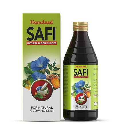 Hamdard Safi Blood Purifier Syrup Skin Care Pimple Free for Natural Glowing Skin 500 ml-Pack of 1
