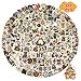 BarrelTree - 300 PCS Vintage Stickers, Aesthetic Stickers for Scrapbook Journaling Water Bottles Laptop, Scrapbooking Supplies Kit, Cottagecore Waterproof Vinyl Bullet Junk Journal Stickers for Adults
