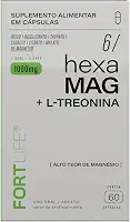 Magnésio (Oxido, Bisglicinato, Taurato, Cloreto, Citrato, Malato) Hexa Mag + L-Treonina 60 Cápsulas | Magnésio com Alta Absorção | Força Muscular, Energia e Relaxamento | Suplemento Premium
