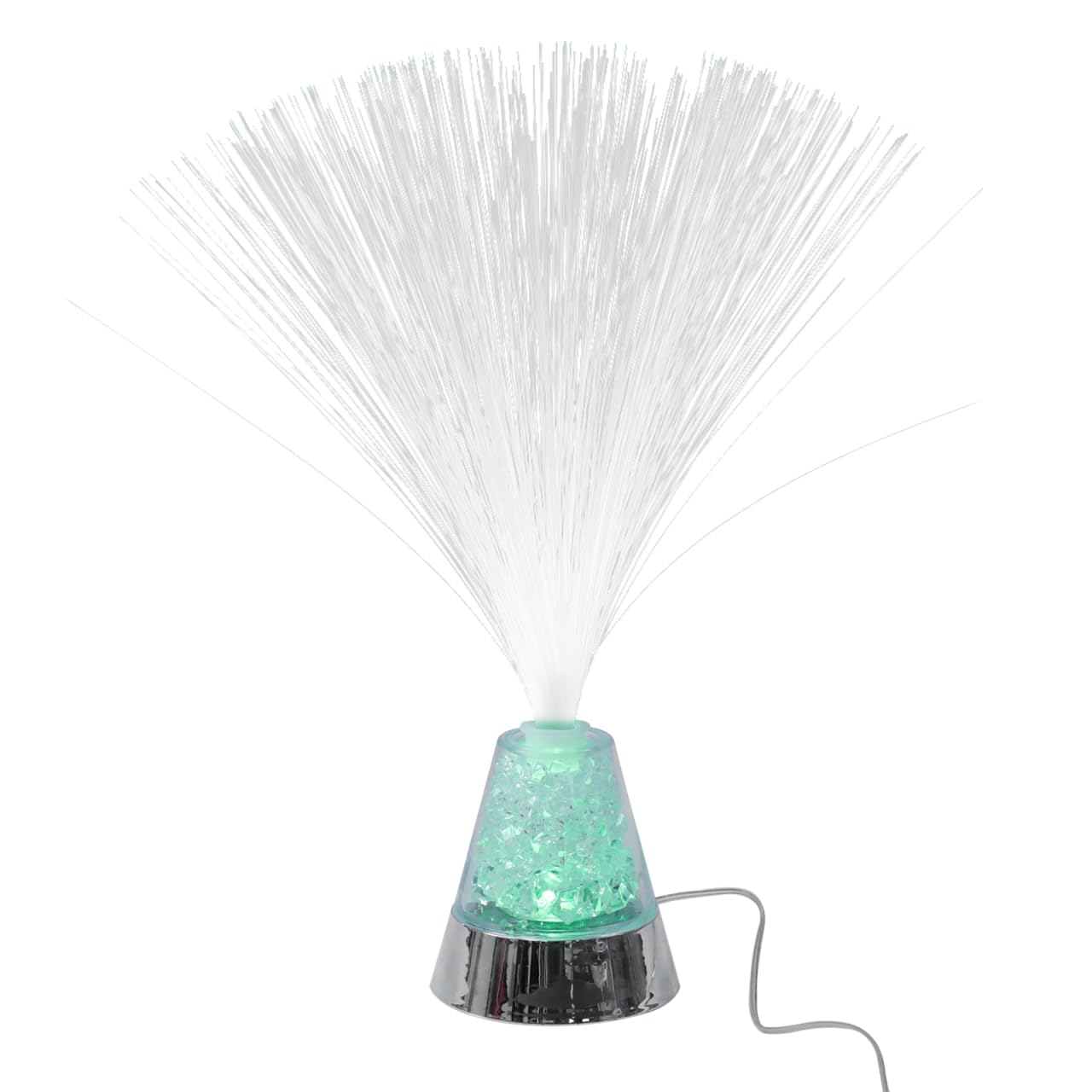 Toddmomy Optical Fiber Lamp Romantic Decorative Desktop Light with Color Changing Led USB and Battery Powered Night Light for Home Party Ambience