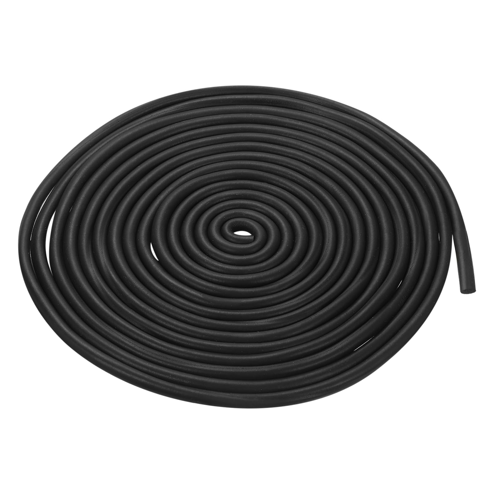 sourcing map Foam Rubber Weather Seal Strip, 10mm(25/64") Diameter 8 Meters (26.24Ft) Long Round EPDM Rubber for DIY Gasket, Warehouse, Pads, Foam Tubing, Crafts