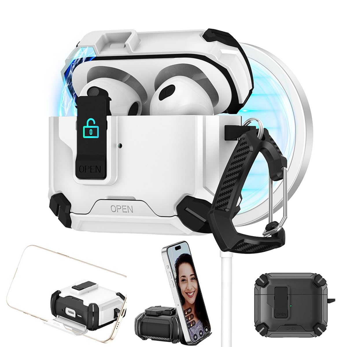 Amazon | Airpods pro 第1世代/第2世代/第3世代用ケースカバー