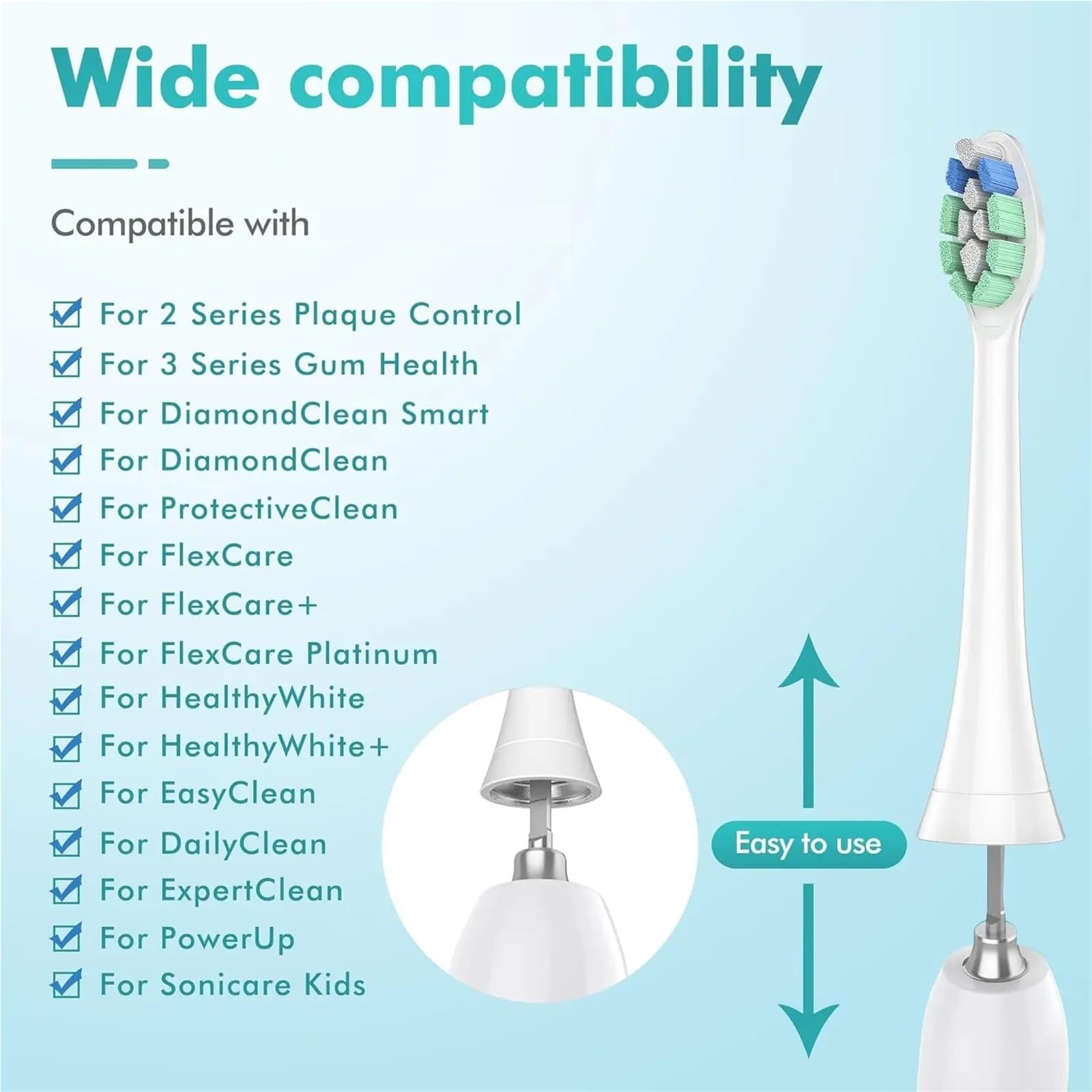 Testine 5/10Pcs, compatibile con Philips, 4100 6500 6100 7500