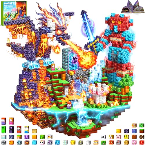 LUVTOY Abnehmbare Magnetische Bausteine 507 Teile Magnetbausteine – Ansicht 1