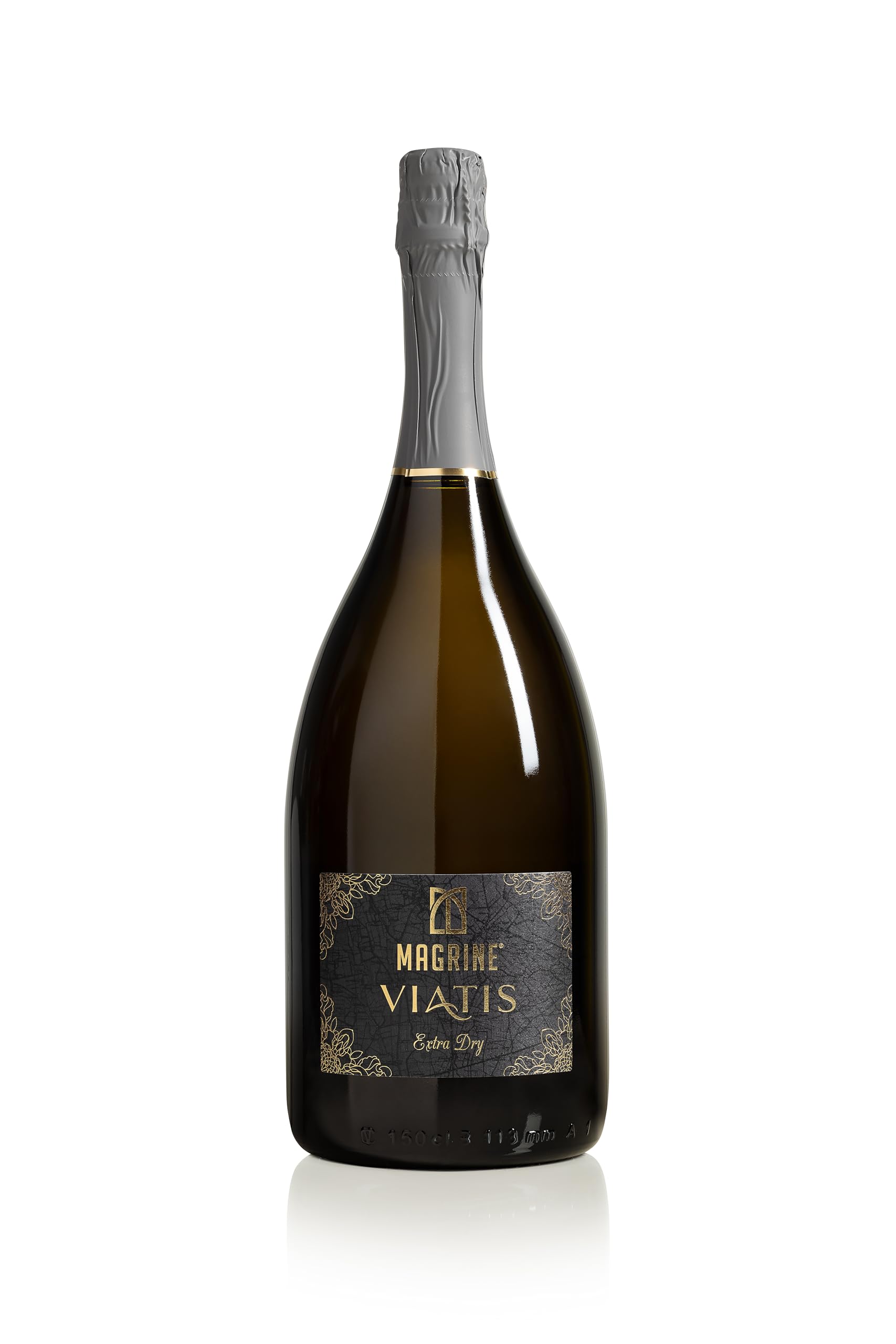 Magrine | Viatis Prosecco DOC Treviso "Millesimato" Extra Dry Vino Spumante Italiano Metodo Martinotti con Uve 100% Glera Selezionate e Vendemmiate a Mano 1 Magnum da 1500 mL