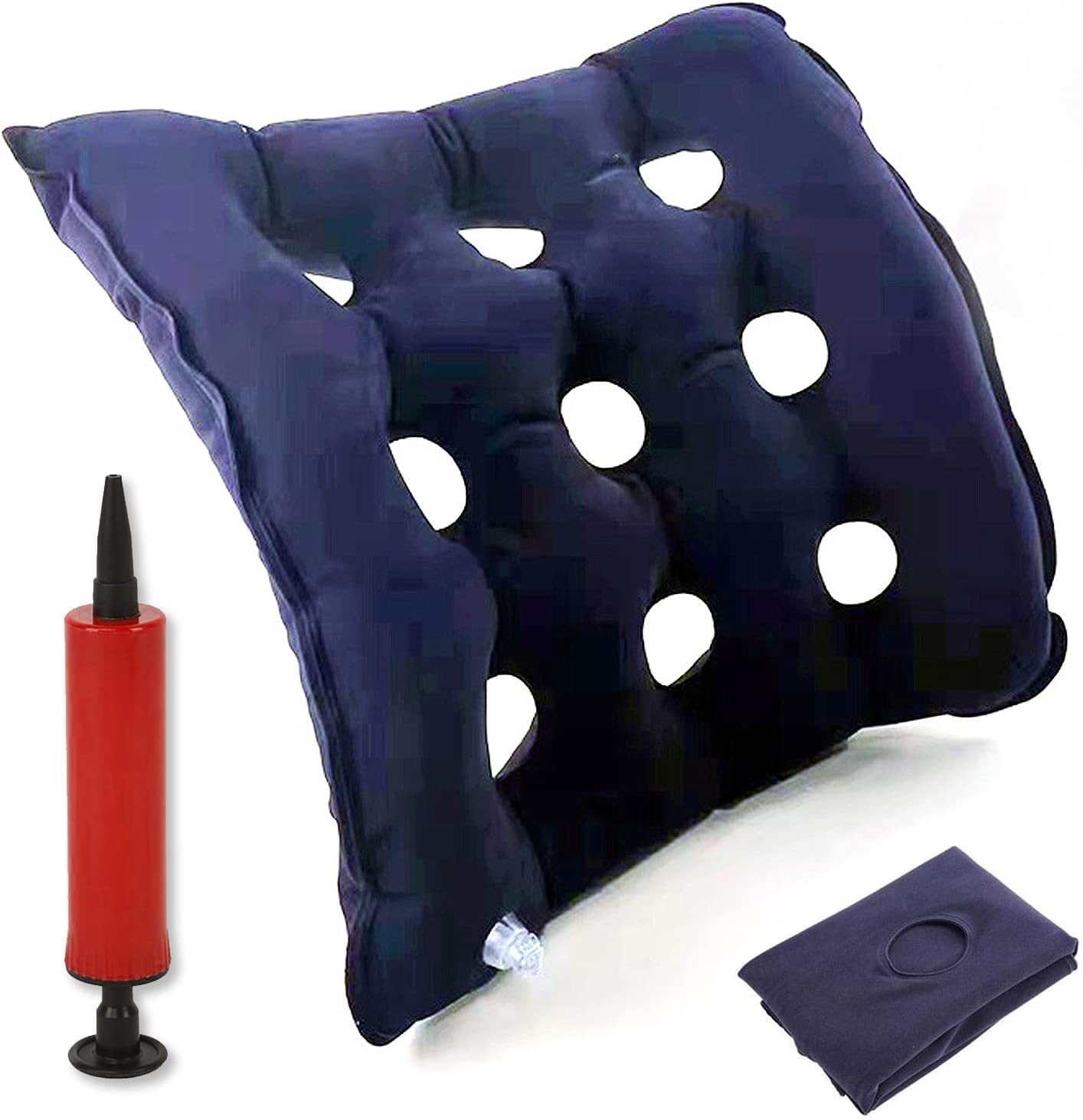 Premium Inflatable Seat Cushion Portable Chair Waffle