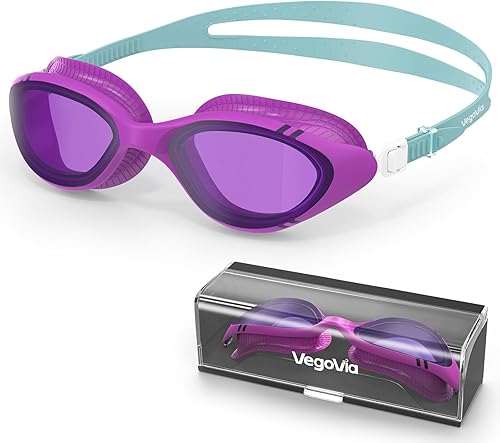 Gafas de natación para adultos para hombres y mujeres, gafas de natación para piscina, antinieblaUV, gafas de natación con estuche