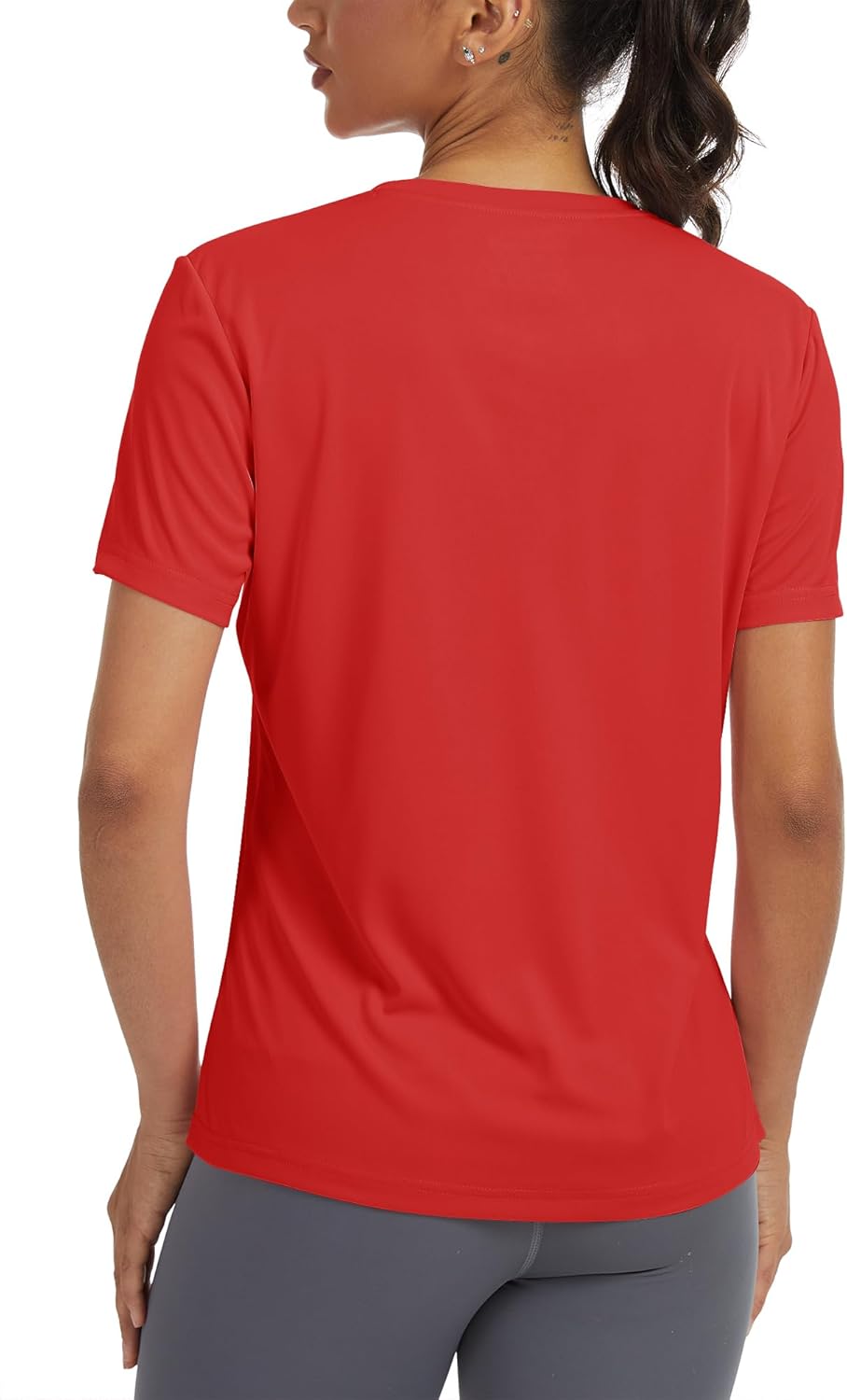 Women's Short Sleeve T-Shirts UPF 50+ UV Protection Quick Dry Shirts for Workout Hiking Running Rash Guard Tops - Image 2