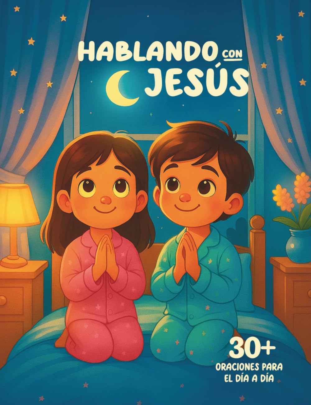 Hablando con Jesús: Libro de oración para niños , Libro de colorear para aprender sobre Jesús