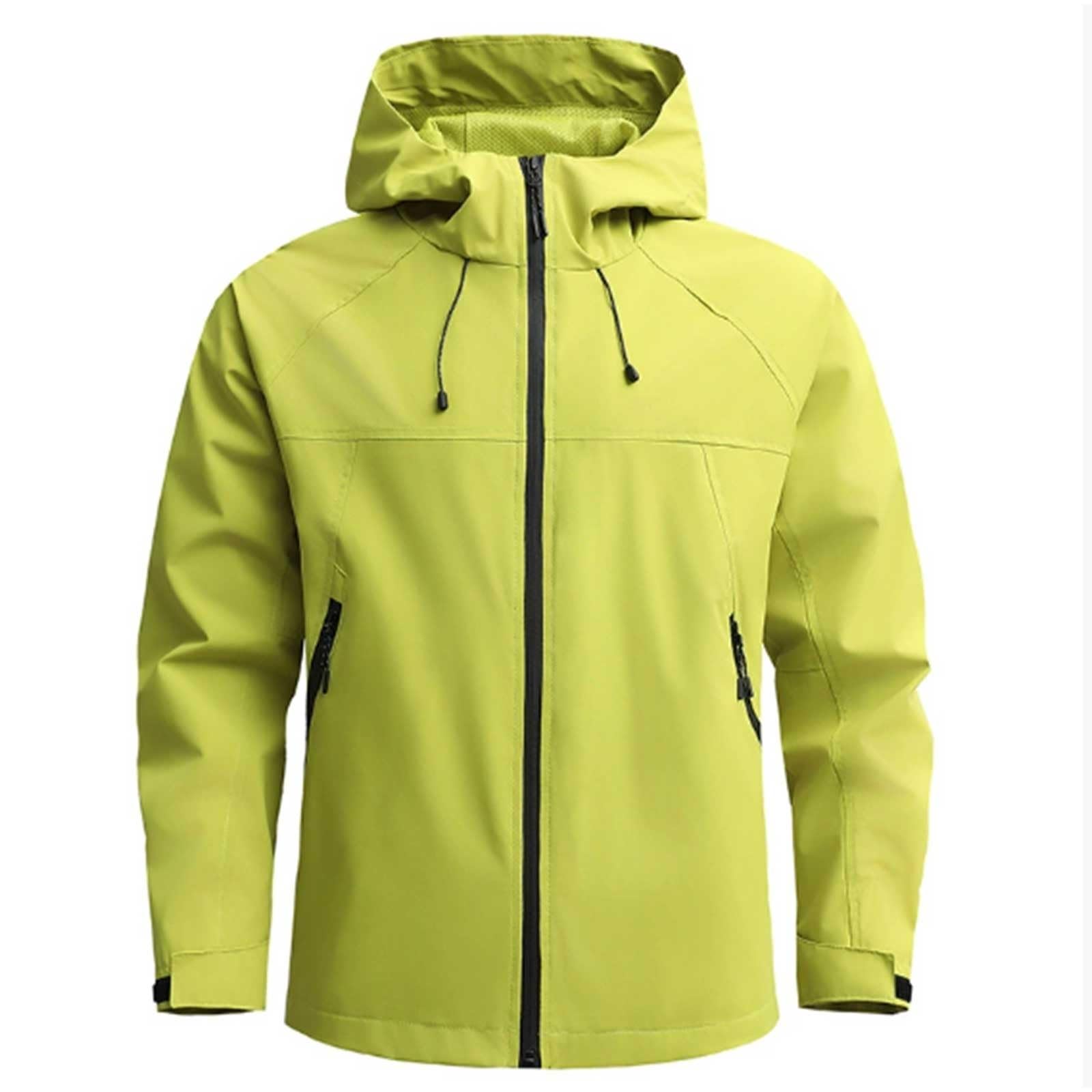 Generisch Chaqueta ligera para mujer otoño impermeable impermeable cálido