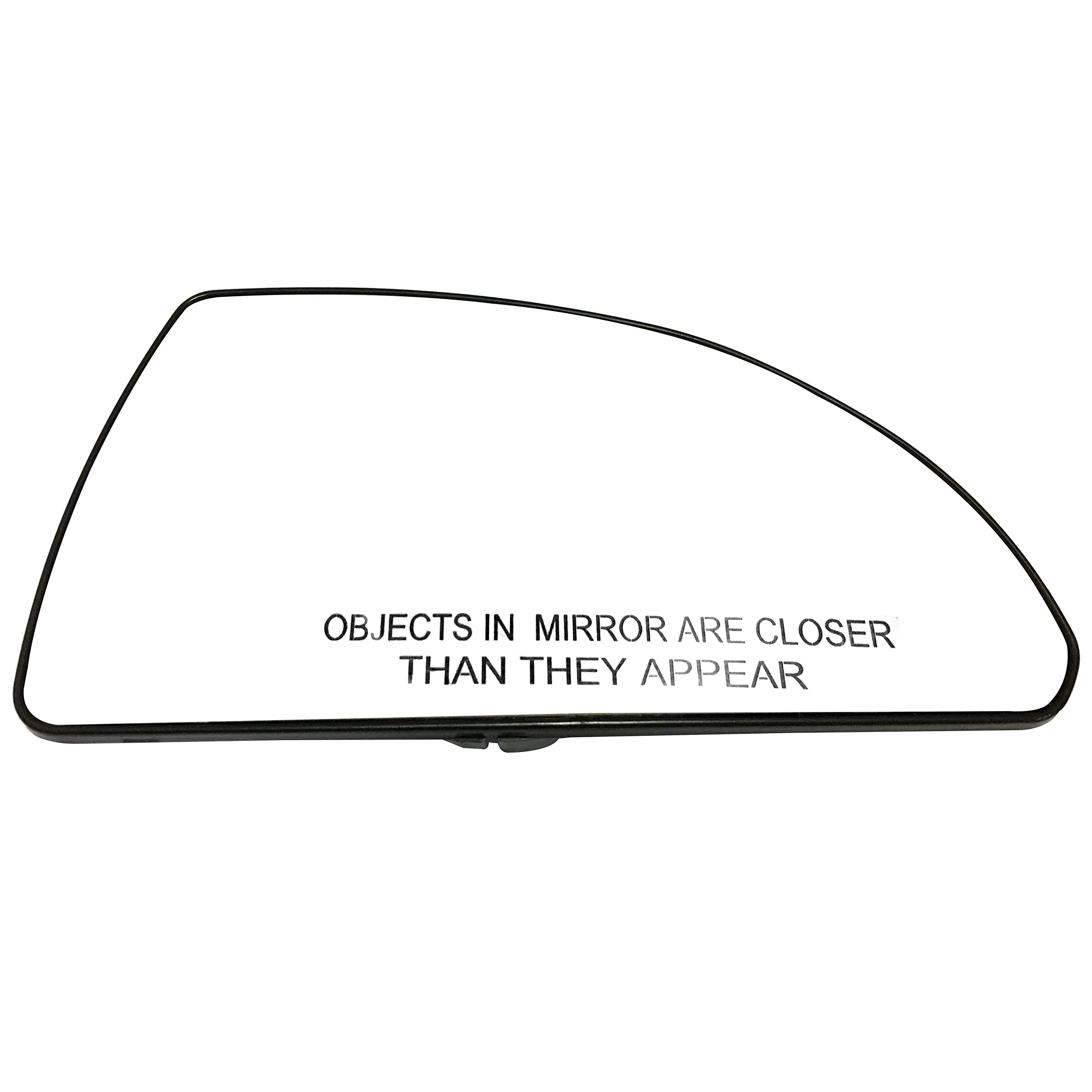 SCITOO Passenger Side Mirror Glass Compatible with 2006-2013 For Chevy IMPALA HEATED Chrome Convex Right Exterior Mirror Glass With Backing Plate RM10652-12PA