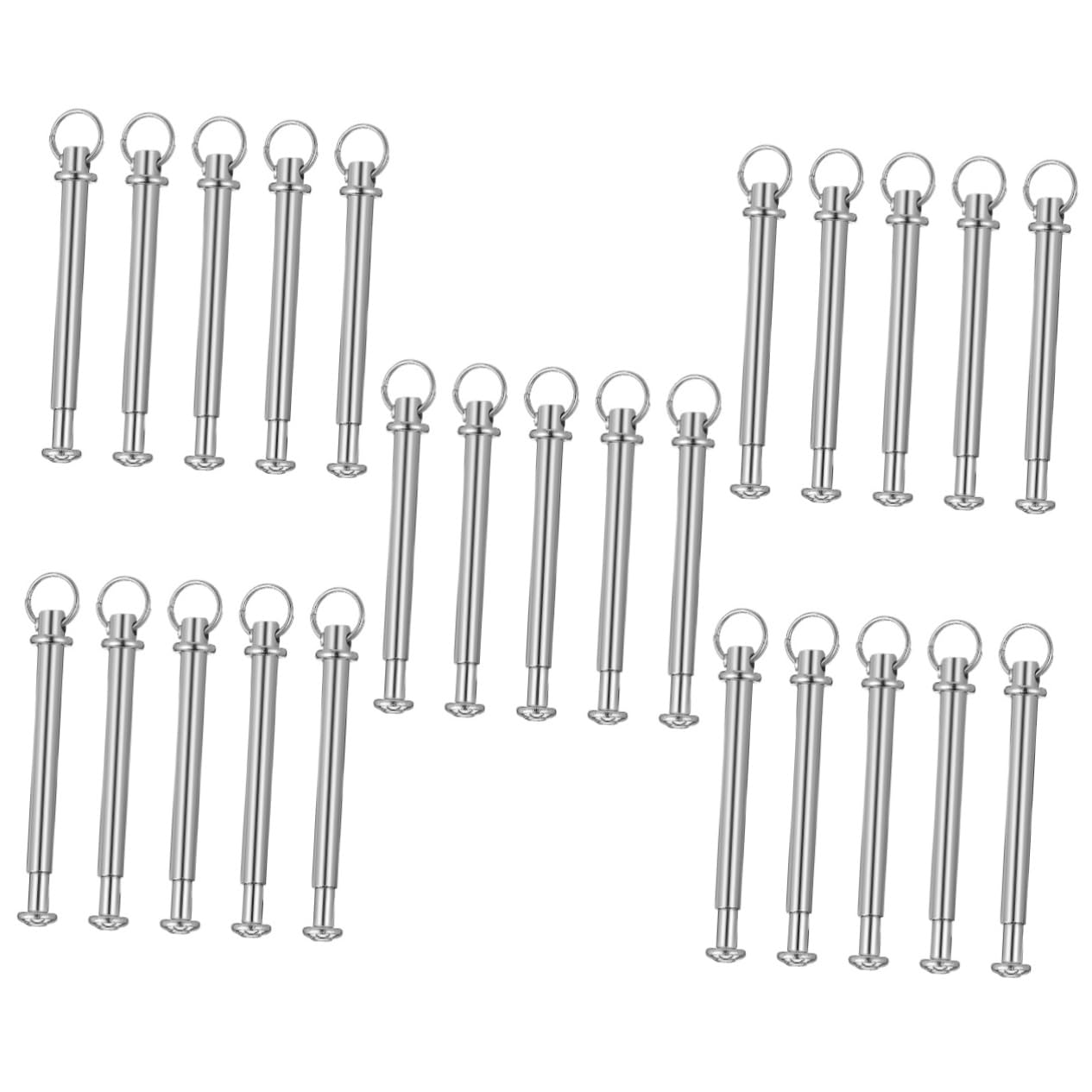 Cabilock Kit Riparazione Ventagli Manuali - 10 Set Rivetti In Metallo Con Albero Pieno - Per Ventole Pieghevoli