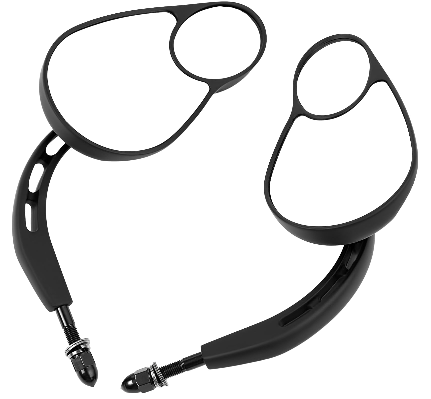 Amazon.com: LangPu Split Vision Mirrors/Motorcycle Rearview
