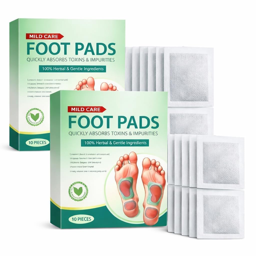 Foot patch And Gentle Ingredient Detox Foot Pads, Natural Ingredients for Sleep Aid, Pain Relief, Toxin Removal with Bamboo Vinegar and Acupoint Micro-Massage Technology (5)-image-5