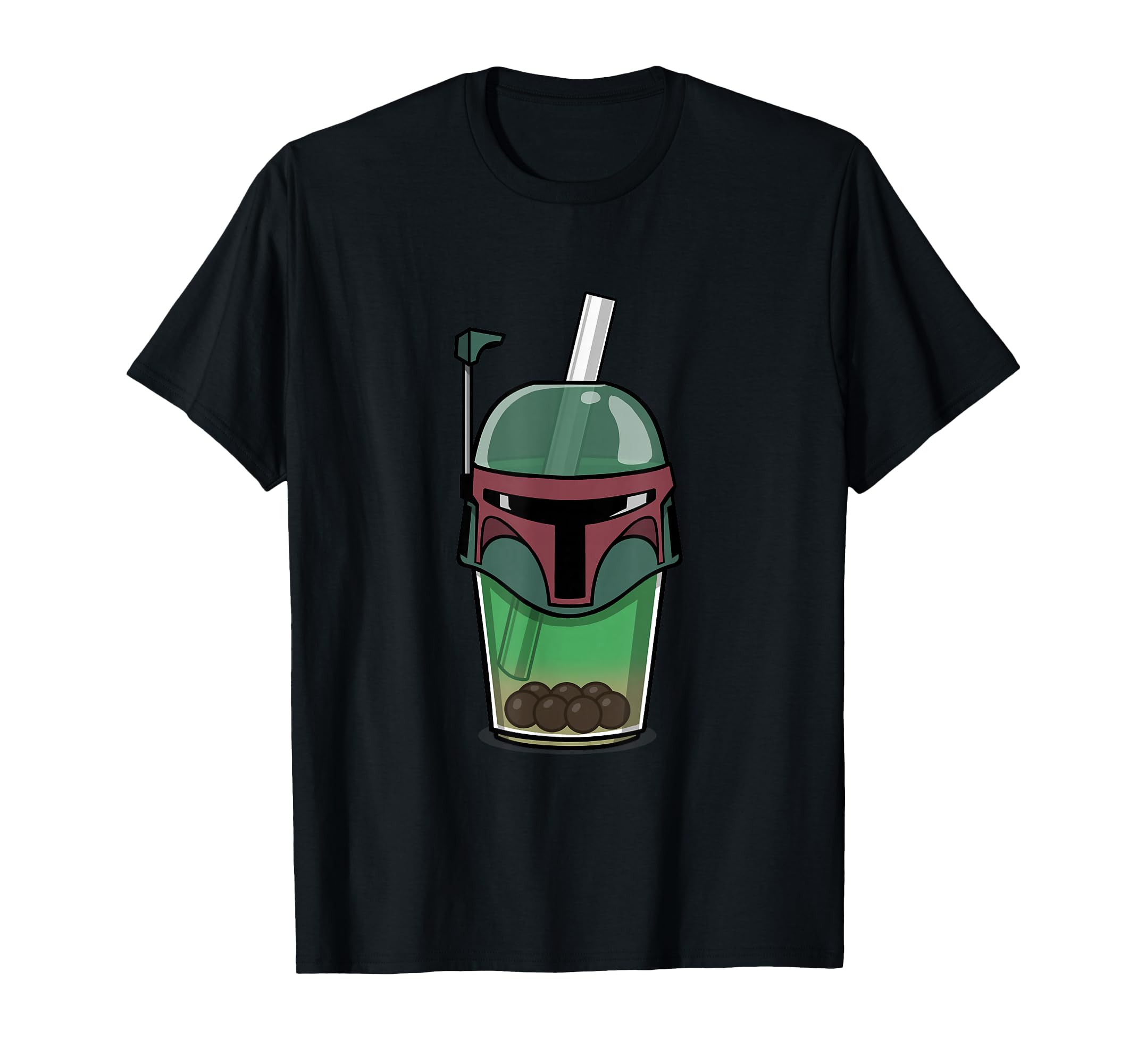 Star Wars Classic Boba Fett Bounty Hunter Boba Tea Comic T-Shirt