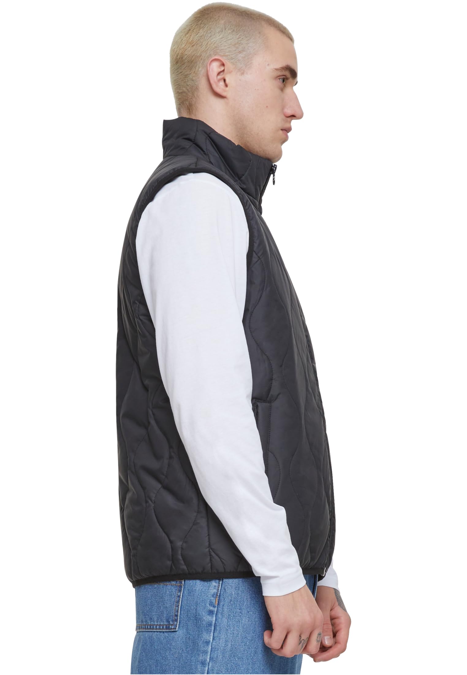 Urban Classics Mens Super Light Bubble Vest Uomo Gilet nero