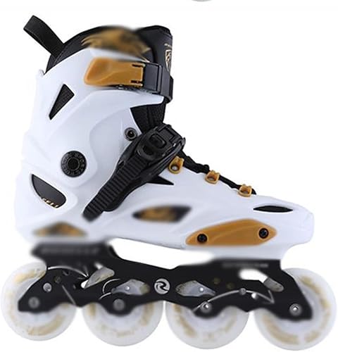 Miniatura 10 de Patín en línea para adultos para hombres y mujeres, patines de tamaño ajustable, patines en línea cómodas, patines para interiores y exteriores