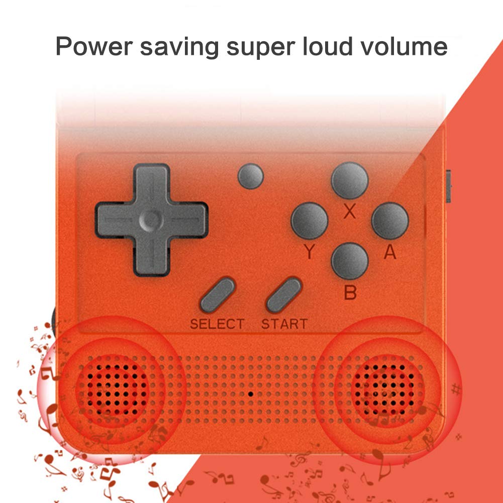 Surakey Console di Gioco Portatile, Console retrò con 3000 Giochi Console di Gioco Retro LCD Classici Schermo da 3 Pollici con USB 1020 mAh Ricaricabile Console di Gioco per Bambini Adulti