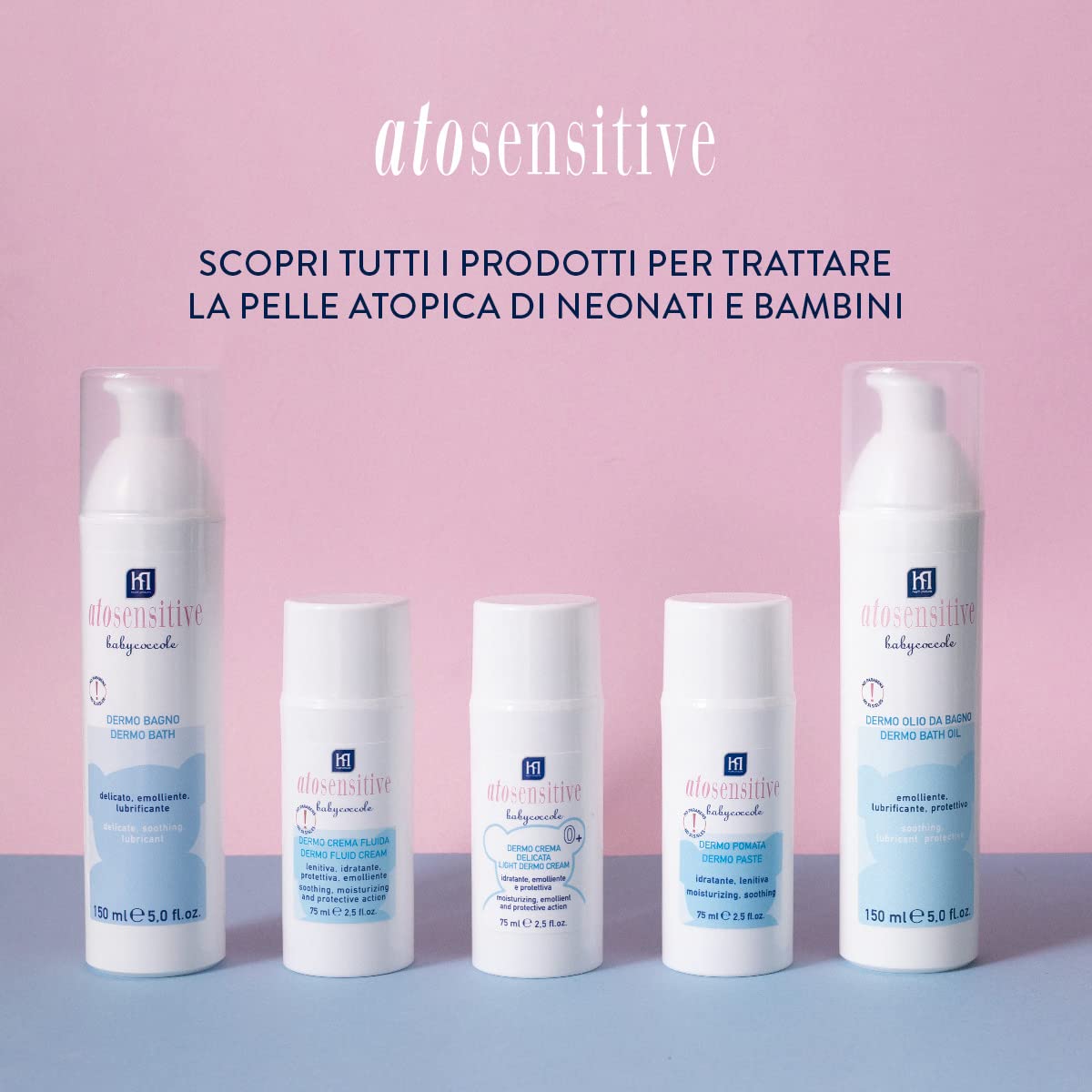 Babycoccole DERMO OLIO DA BAGNO per Bambini e Neonati. Per Pelle Sensibile e Dermatite Atopica. Delicato, Idratante, Protettivo, con Ingredienti Puri e Naturali. Dermatologicamente Testato. 150ml