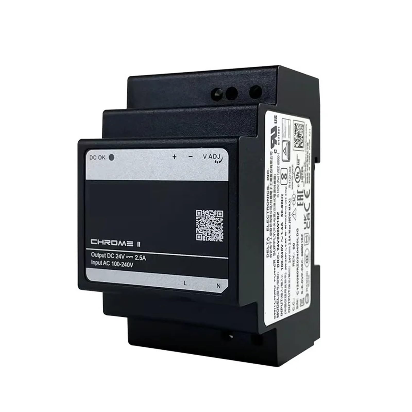 SJJBVPYX Power Supply 24V2.5A 60W DRC-24V060W1RZ