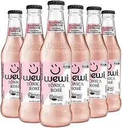 Água Tônica Rosé 255ml pacote com 6 unidades