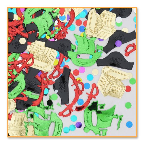Confettis pour fête pirate et anniversaire garçon kit décoration table