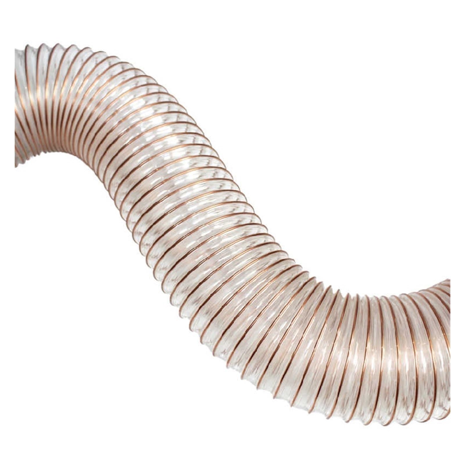 Axvoro 5 Meter Flexible Polyurethane Ducting Hose Inner Diameter 20-100Mm Clear Pu Collection Hose 1-(,Inner Diameter 40Mm)