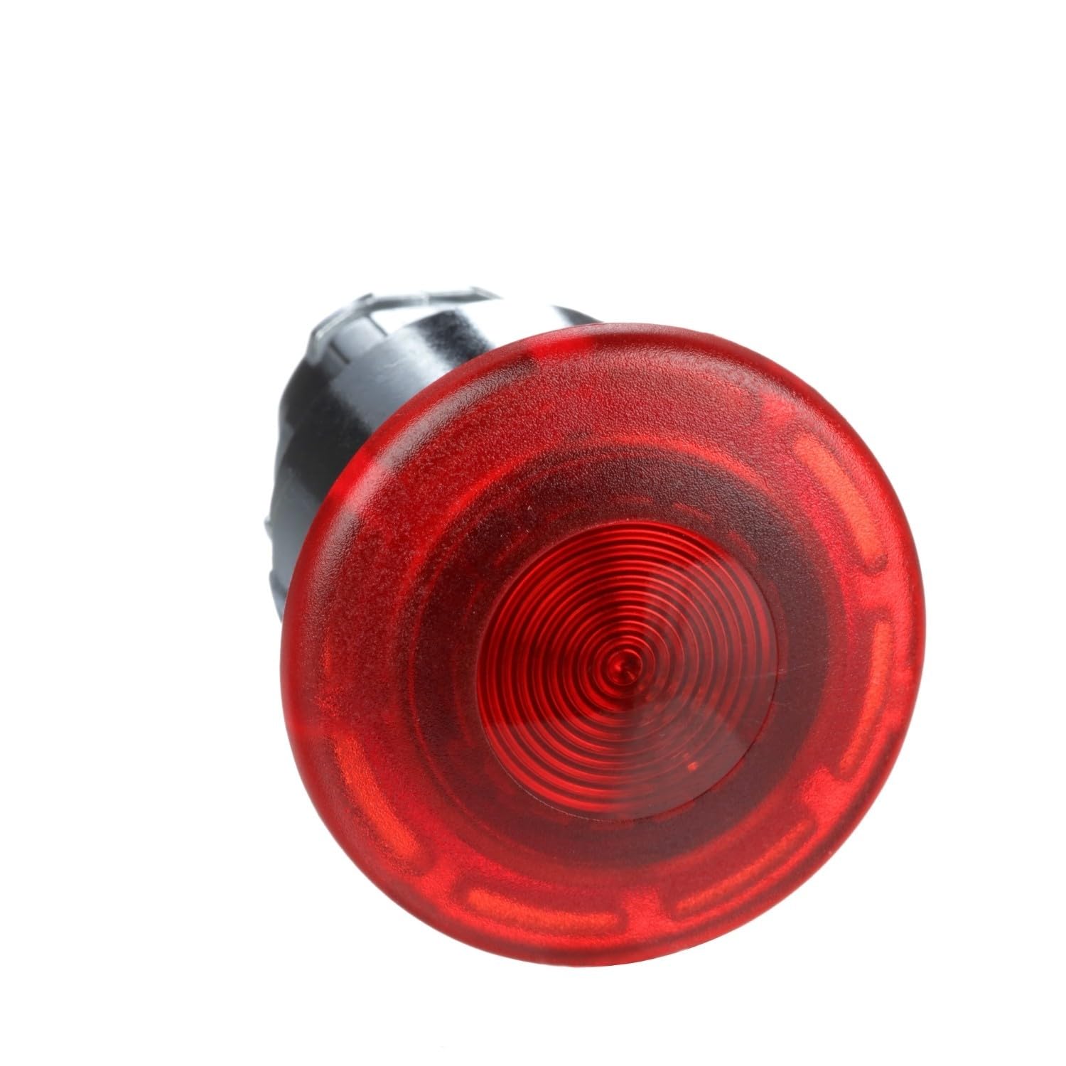 Schneider Electric ZB4BW643 Cabeza de Pulsador Iluminado Diámetro 40, Pulsar-Tirar Diámetro 22, Rojo
