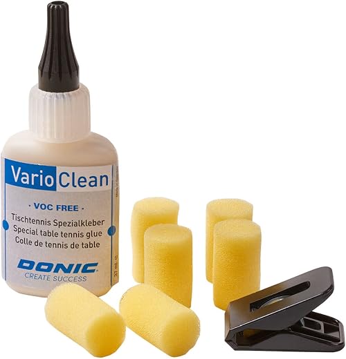 DONIC Vario Clean Glue | VOC-Free | Adhesive for Ping Pong Blades | Strong Bonding for High-Tension | Material: Rubber | C...