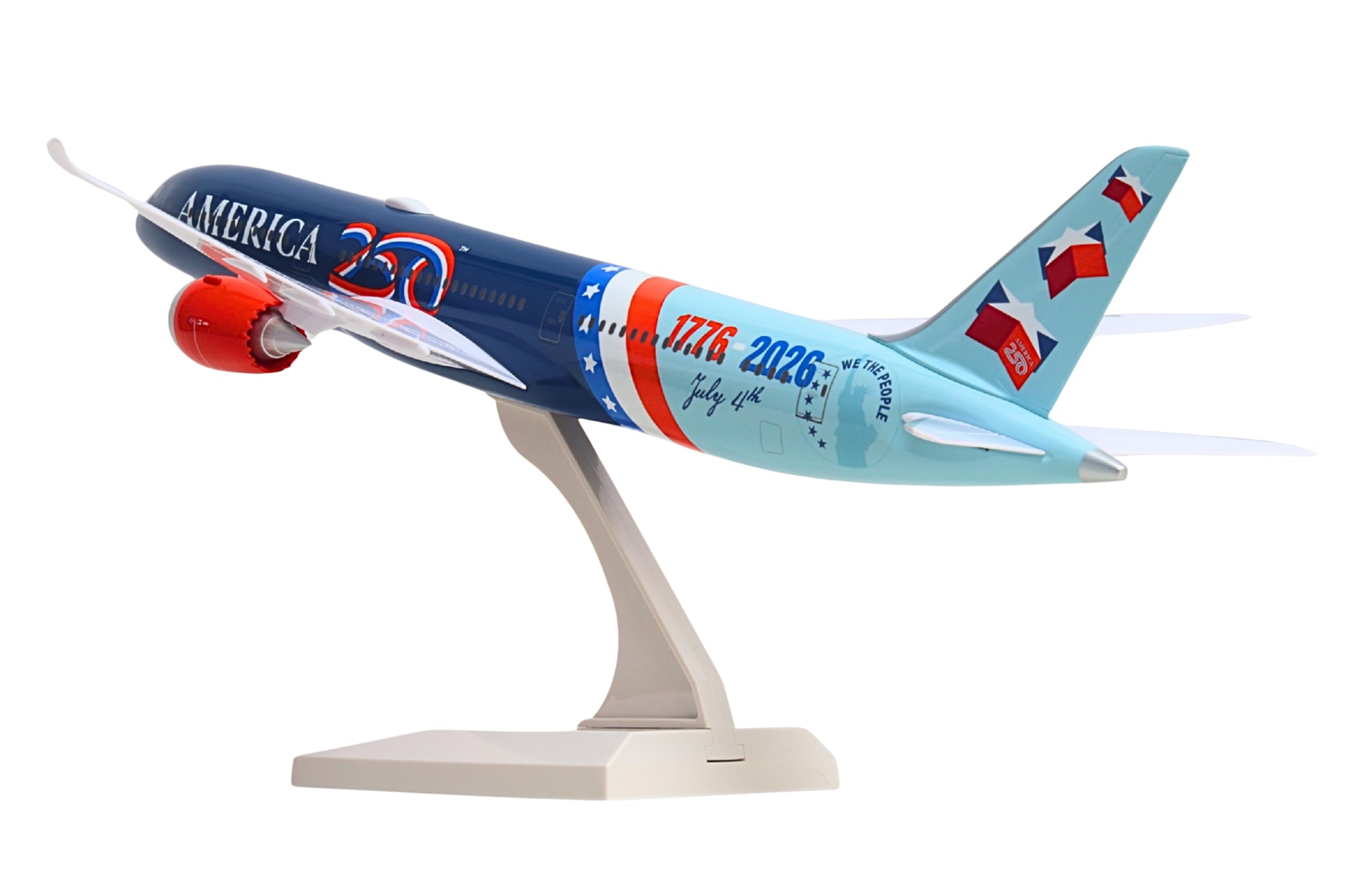 新品 SKYMARKS アメリカン航空機モデル　1/200 Amazon.com: SkyMarks America 250th Anniversary 1/200 Scale