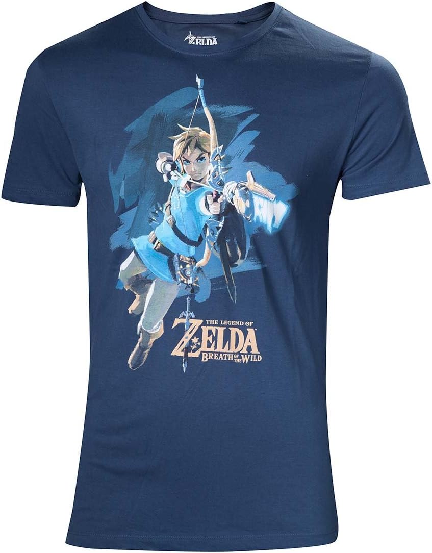 Zelda Breath of the Wild T-Shirt XL Link with Arrow