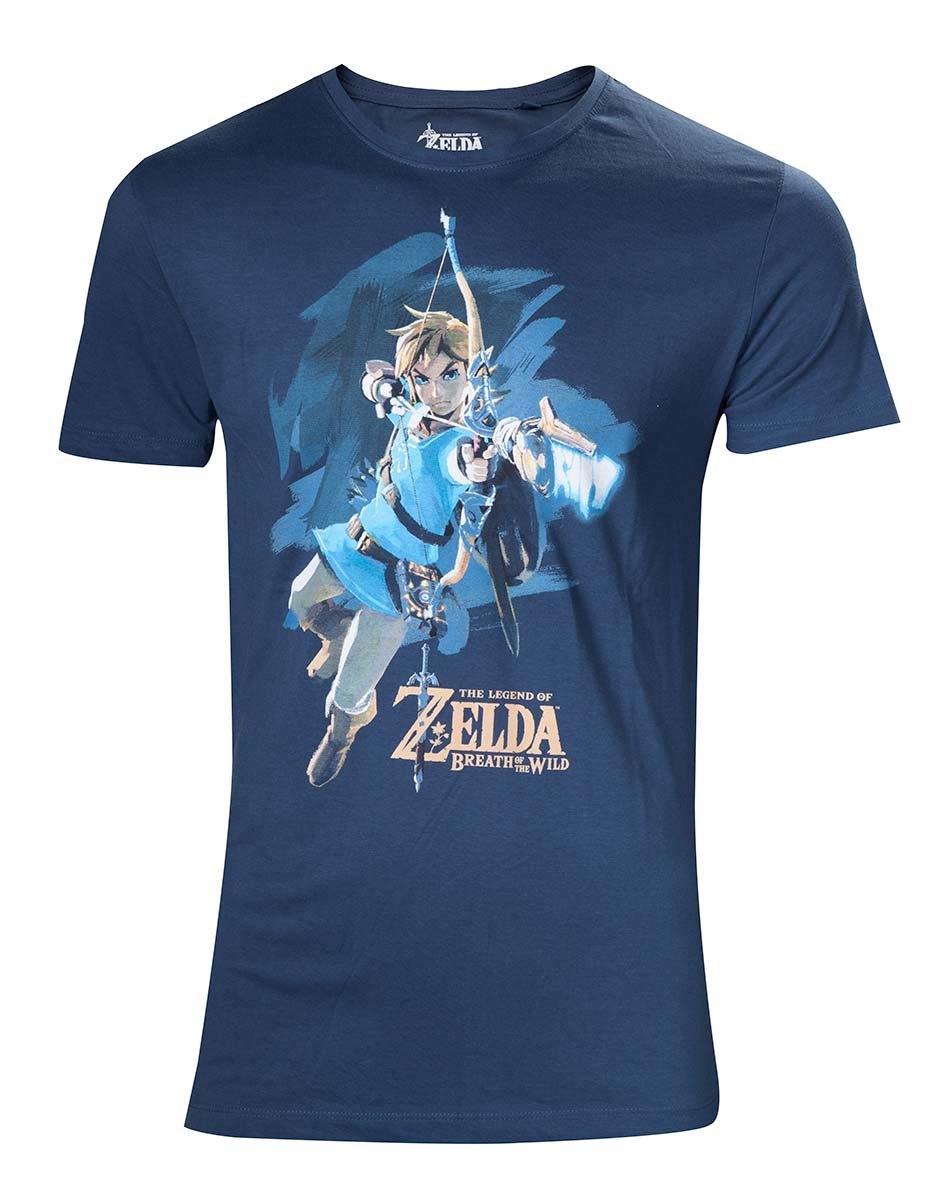 Zelda Breath of the Wild T-Shirt XL Link with Arrow