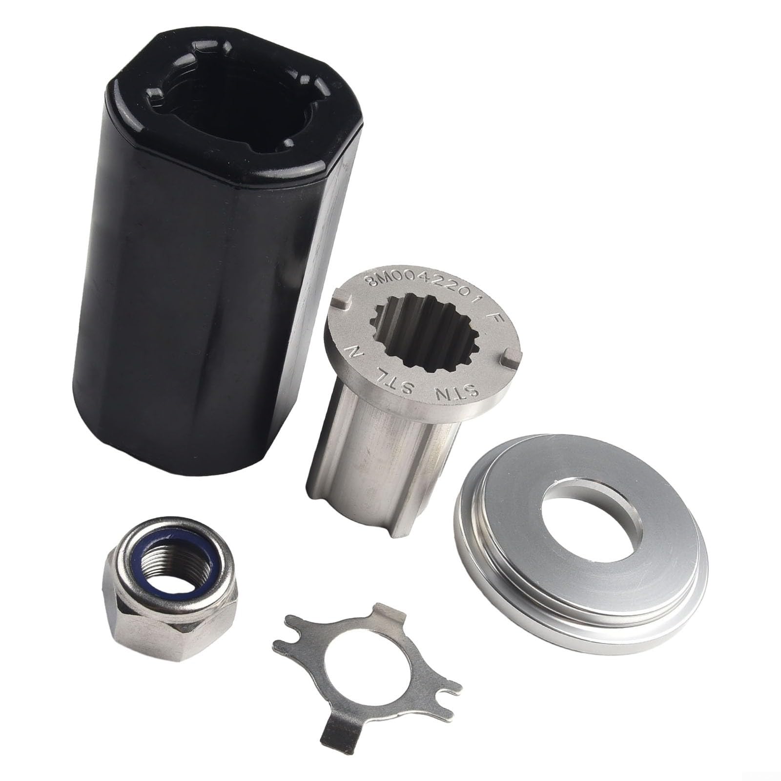 Kit mozzo elica per Mercury-MERCRUISER, per Alpha Sterndrive 60-300 per HP sostituisce 835257K1 835257Q1 Red Flo-Torq II