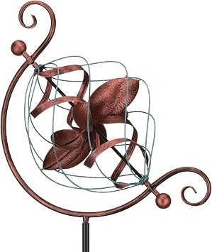 Regal Art & Gift Twister Wind Spinner, 71 in Outdoor Metal Kinetic Yard Art