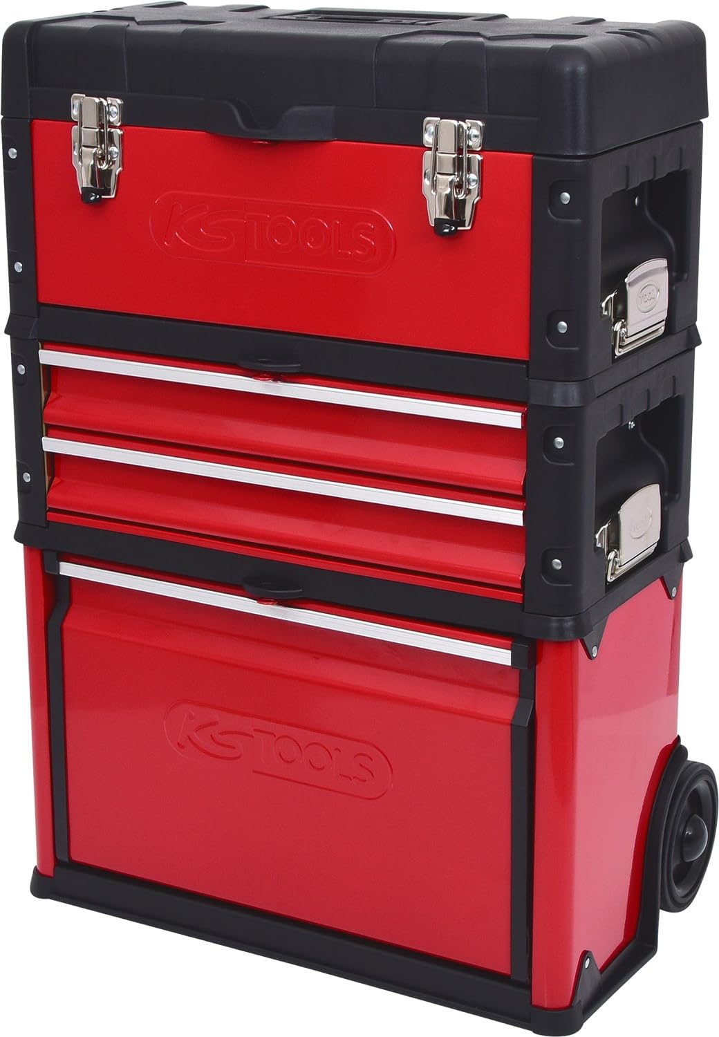 KS Tools 850.0340 Servante d’Atelier Mobile en Bi-Matière - Desserte | Servante mobile bi-matière, rangement atelier