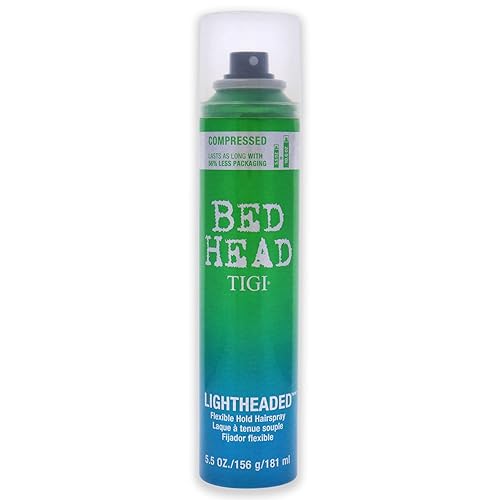 TIGI Bed Head Lightheaded - Laca para el cabello de fijación flexible unisex, 5.5 onzas