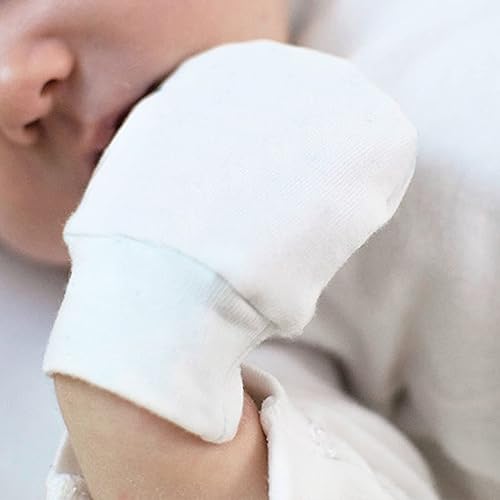 Miniatura 4 de Manoplas de bebé antiarañazos, guantes suaves para niños y niñas de 0 a 6 meses