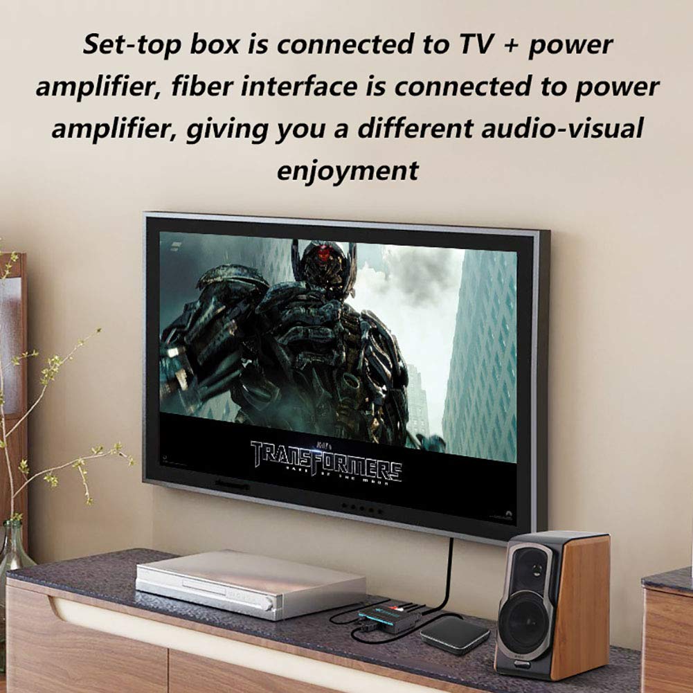 Décodeur audio, séparateur audio HDMI 2.0, prise en charge 4K60Hz AC3 DTS R/L décodeur 5.1 de séparation audio, convertisseur vidéo et audio de sortie analogique stéréo, prise en c
