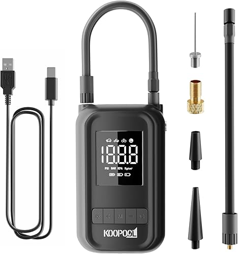 Inflador de neumáticos, compresor de aire portátil, bomba de aire portátil de 150 PSI para automóvil, bicicleta, motocicleta, pelota, bomba