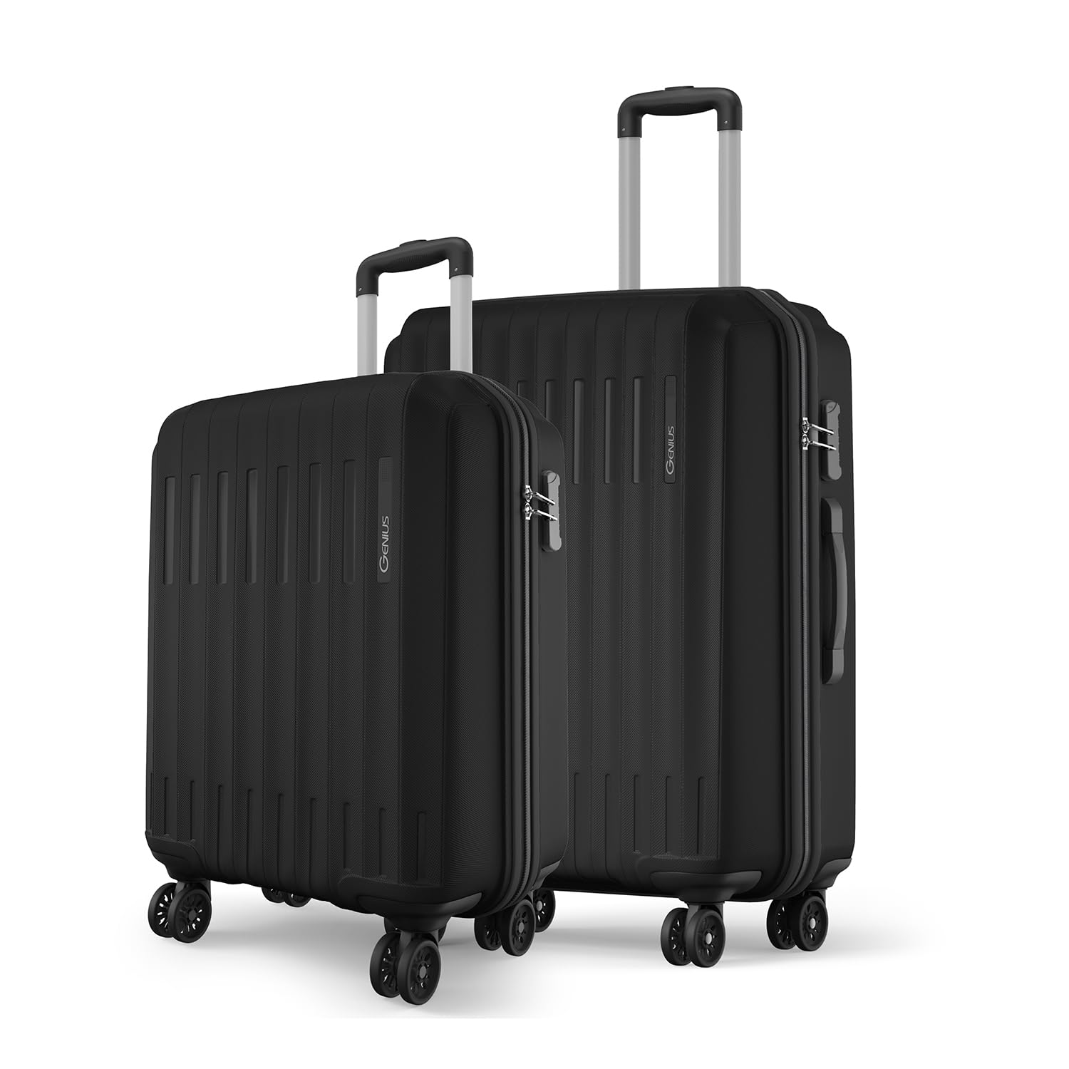 Safari Genius Alley 55cm Cabin Trolley Bag Hard Case Polypropylene, 4 Spinner Wheels, 360 Degree Wheeling Carry on Luggage, Travel Bag, Suitcase, Trolley Bags, Flintstone Softline (Grey) — Amazon image 10
