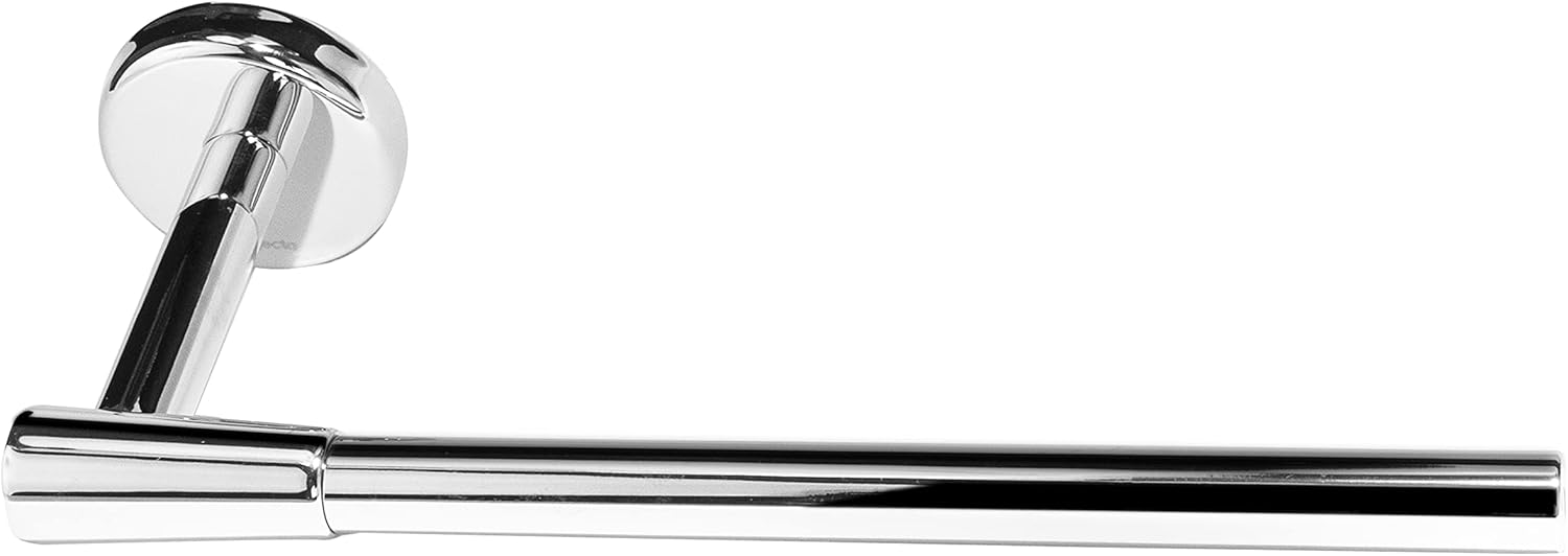 HELVEX Deco Collection Small Towel Bar Bathroom Accessory, Bathroom Towel Holder Bathroom Hardware, Polished Chrome Finish UDC-09-PC